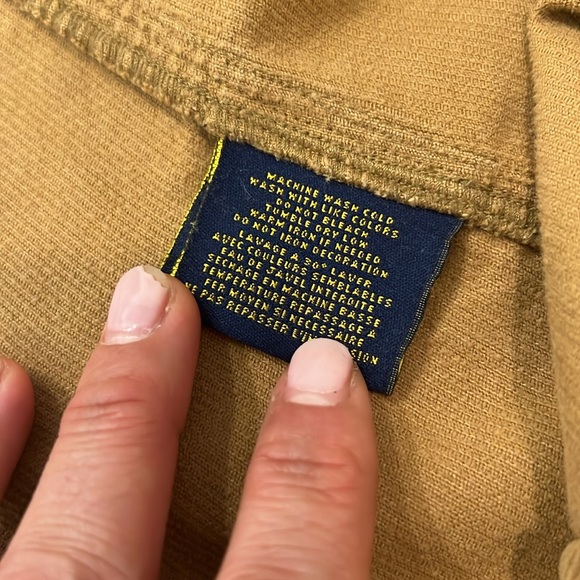 Ralph Lauren Rugby corduroy button down shirt dress- small size. - Picture 5 of 14